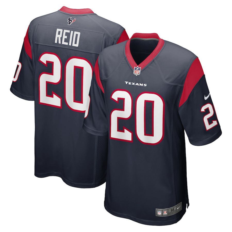 Men Houston Texans 20 Justin Reid Nike Navy Game NFL Jersey